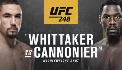 Robert Whittaker vs. Jared Cannonier: naplánováno na turnaj UFC 248