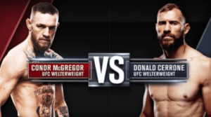 UFC 246: Conor McGregor vs. Cowboy Cerrone – výsledky turnaje