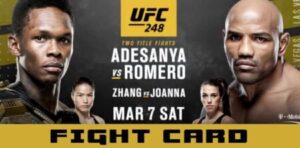 UFC 248: Adesanya vs. Romero – zápasová karta