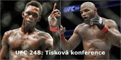 Tisková konference před turnajem UFC 248: Adesanya vs. Romero (video)