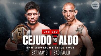 Henry Cejudo vs. Jose Aldo na UFC 250 v Brazílii