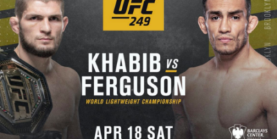 UFC 249: Nurmagomedov vs. Ferguson – oficiální plakát a zápasová karta turnaje