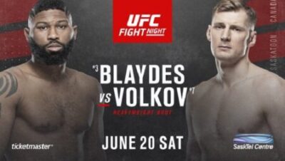 Curtis Blaydes a Alexander Volkov se utkají v zápase večera na turnaji UFC Saskatoon