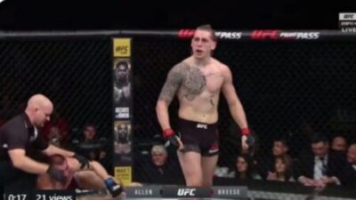 UFC Norfolk: Brendan Allen přejel Toma Breese (video)