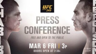 UFC 249: Khabib Nurmagomedov vs. Tony Ferguson – tisková konference (video)