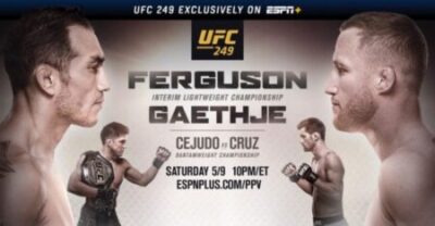 UFC 249: Ferguson vs. Gaethje – výsledky