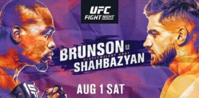 UFC Fight Night: Brunson vs. Shahbazyan – zápasová karta turnaje a kde jej sledovat