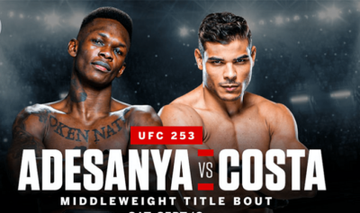 UFC 253: Adesanya vs. Costa – zápasová karta turnaje a kde jej sledovat