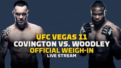 UFC Vegas 11: Covington vs. Woodley – výsledky a video oficiálního vážení