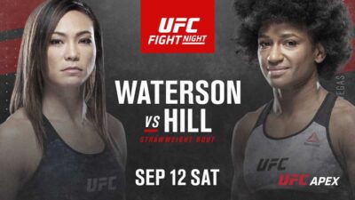 UFC Fight Night: Waterson vs. Hill – zápasová karta turnaje a kde jej sledovat