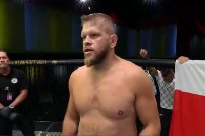 UFC Vegas 28: Marcin Tybura byl v problémech, ale nakonec ukončil Walta Harrise už v 1. kole