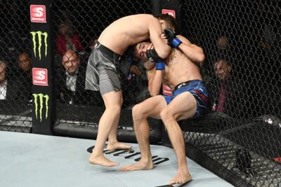 UFC 264: Zhalgas Zhumagulov uškrtil Jeroma Riveru ve stoje