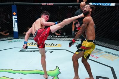 UFC Vegas 34: Parádní KO z otočky pár vteřin před koncem zápasu