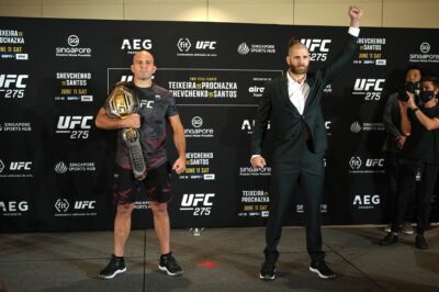 UFC 275: Tohle bude řežba! Intenzivní staredown Glovera Teixeiry a Jiřího Procházky