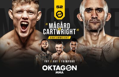 OKTAGON 52 Newcastle: Mågård vs. Cartwright – zápasová karta a kde turnaj sledovat